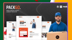 PackGo - Moving Transport Logistics Elementor Template Kit