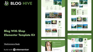 Blog Hive - Personal Blog Elementor Template Kit