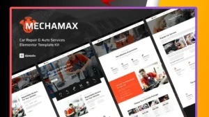 Mechamax - Car Repair & Auto Services Elementor Template Kit