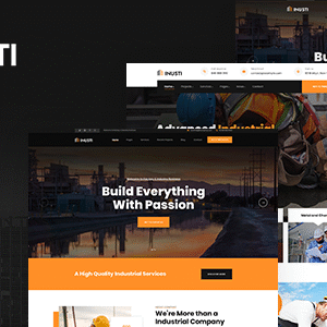 Inusti - Factory & Industrial WordPress Theme