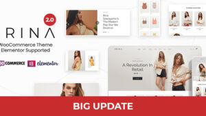 IRINA - Elementor WooCommerce Theme