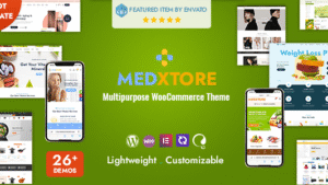 MedXtore - Pharmacy, Medical and Beauty Elementor WooCommerce Theme