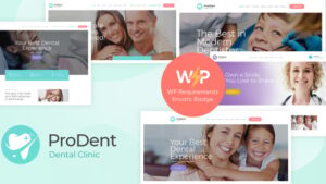Prodent - Dentist Dental Care Elementor Template Kit