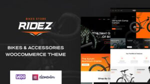 Ridez - Bike Shop Elementor WordPress Theme