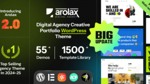 Arolax - Creative Digital Agency Theme