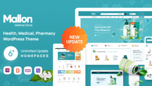 Mallon - Medical Store Elementor WooCommerce WordPress Theme