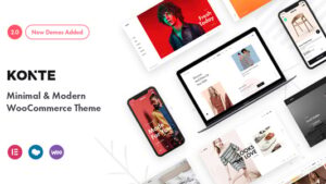 Konte Minimal and Modern Theme