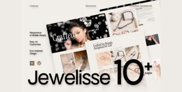 Jewelisse – Modern Luxury Jewelry Store Elementor Template Kit