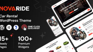 Novaride - Car Rental WordPress Theme