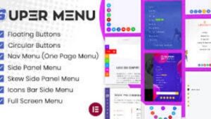 Super Floating and Fly Menu