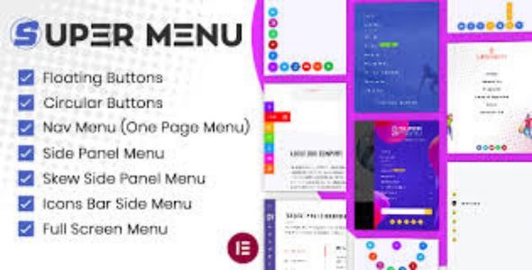 Super Floating and Fly Menu