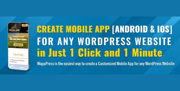 Wapppress – Android Mobile App Builder for WordPress