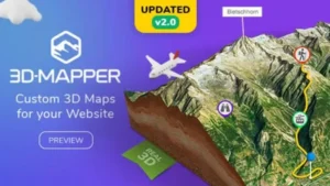 3D Map WordPress Plugin - 3D-Mapper
