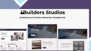 5Builders Studios - Architecture and Interior Elementor Template Kit