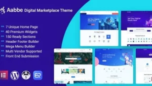 Aabbe - Digital Marketplace WordPress Theme