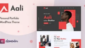 Aali - Personal Portfolio WordPress Theme