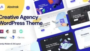 Abstrak - Creative Agency WordPress Theme