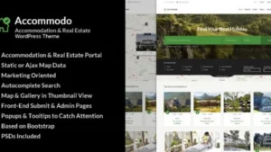 Accommodo - Accommodation Travel WordPress Theme