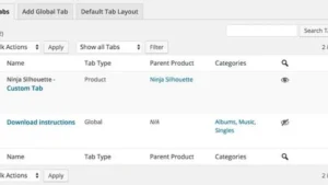 Add Product Tabs for WooCommerce