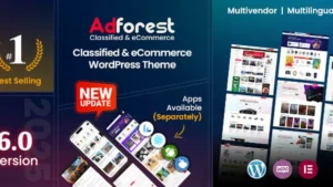 AdForest Classified Ads WordPress Theme