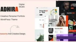 Adhira - Creative Agency Portfolio WordPress Theme