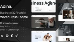 Adina - Business and Finance WordPress Theme