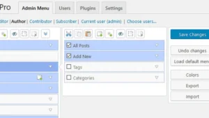 Admin Menu Editor Pro