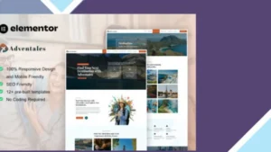 Adventales - Modern Travel Blog Elementor Template Kit