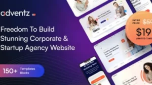 Adventz - Corporate Business WordPress Theme