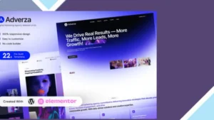 Adverza - Digital Marketing Agency Elementor Template Kit