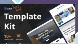 Advi - Creative Tour and Travel Elementor Pro Template Kit