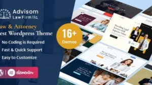 Advisom Law Firm WordPress Theme