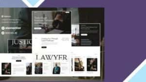 Advoca - Lawyer and Attorney Service Elementor Template Kit