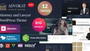 Advokat - Lawyer and Law Firm WordPress Theme