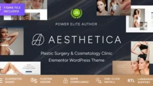 Aesthetica - Plastic Surgery and Beauty Clinic WordPress Theme