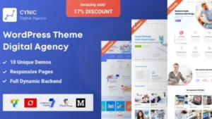 Agency Cynic - Digital Agency and Startup Agency WordPress Theme