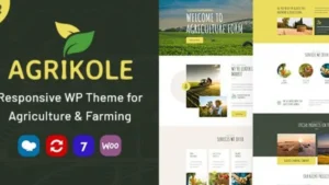 Agrikole - Responsive WordPress Theme for Agriculture and Farming