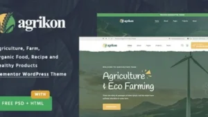 Agrikon - Organic Food and Agriculture WooCommerce Theme