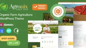 Agronix - Organic Farm Agriculture WordPress Theme