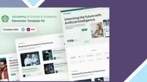 Aicademy - AI School and Academy Elementor Template Kit