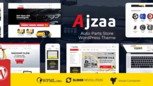 Ajzaa - Auto Parts Store WordPress Theme