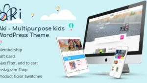 Aki - Multipurpose Kids WordPress Theme