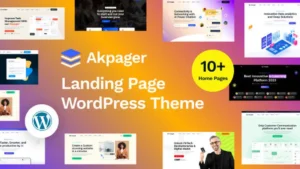 Akpager - Landing Page Elementor WordPress Theme