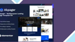 Akpager - Multipurpose Landing Page Template Kit