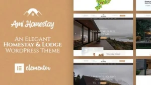 Ami Homestay - Hotel Booking WordPress Theme