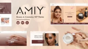 Amiy - Beauty Cosmetics Shop WordPress Theme