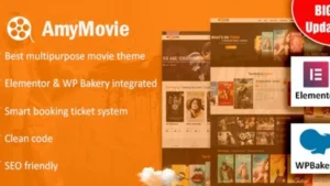AmyMovie - Movie and Cinema WordPress Theme