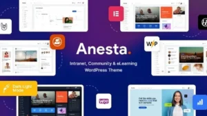 Anesta - Intranet, Extranet, Community and BuddyPress WordPress Theme