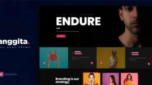 Anggita One Page Portfolio Theme