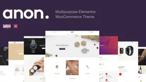 Anon - Multipurpose Elementor WooCommerce Theme